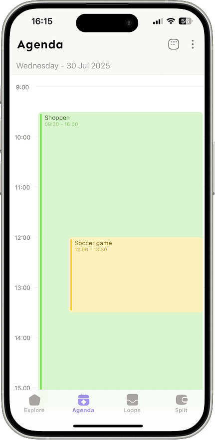 Agenda Phone Screenshot